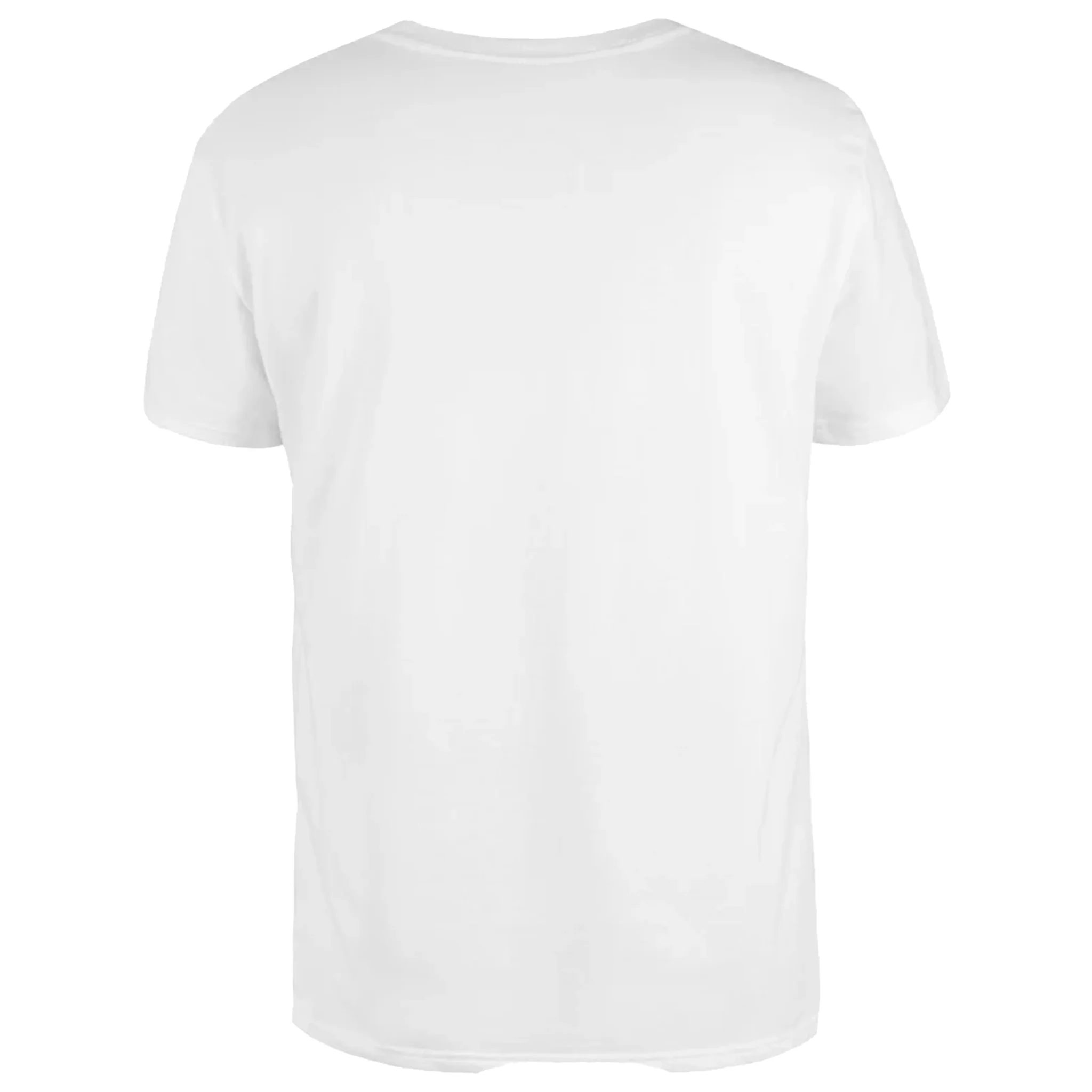 White T-shirt with Colored Pocket - Navy - Image 2
