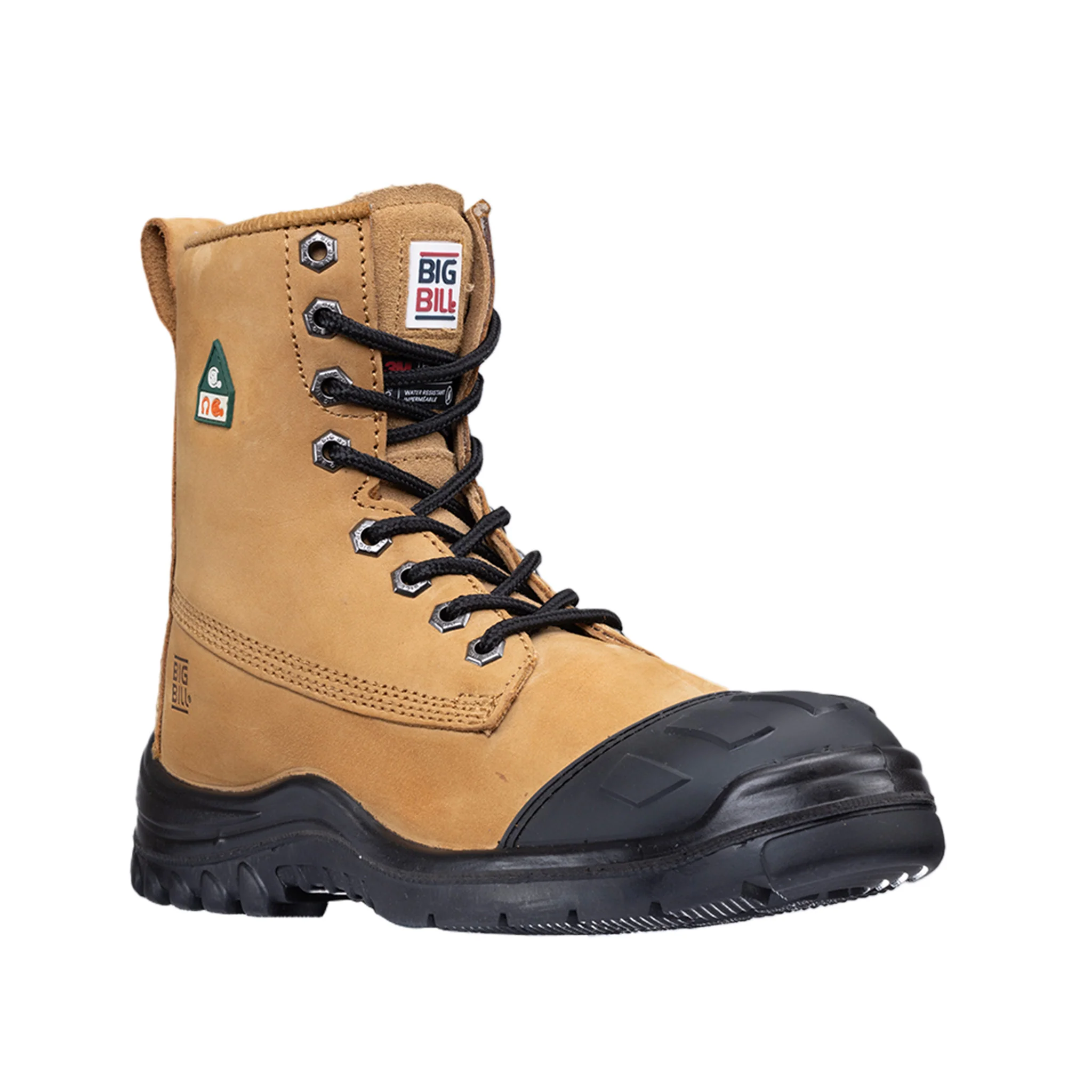 Women's THE ORIGINAL 8" Steel Toe Work Boots - Tan - Image 3
