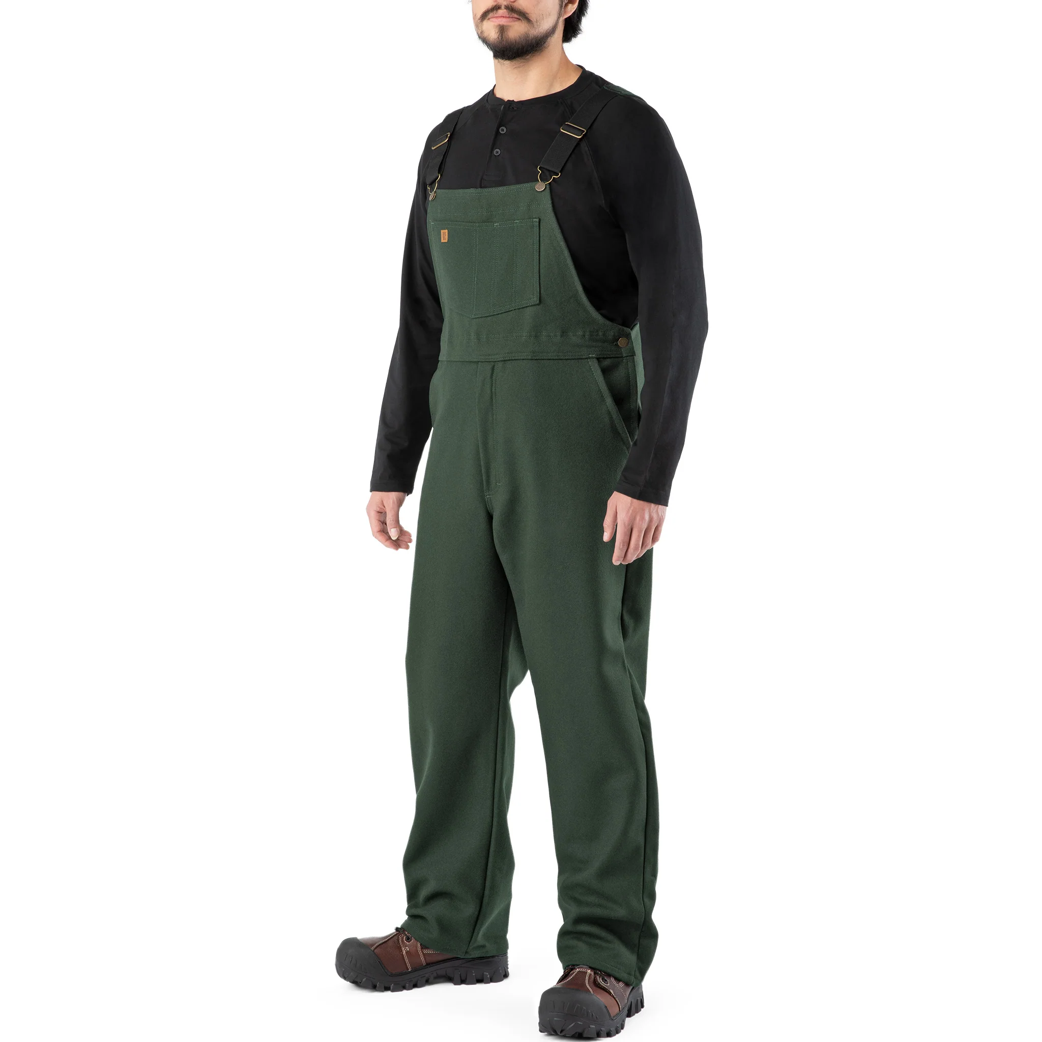 Wool Bib - Green