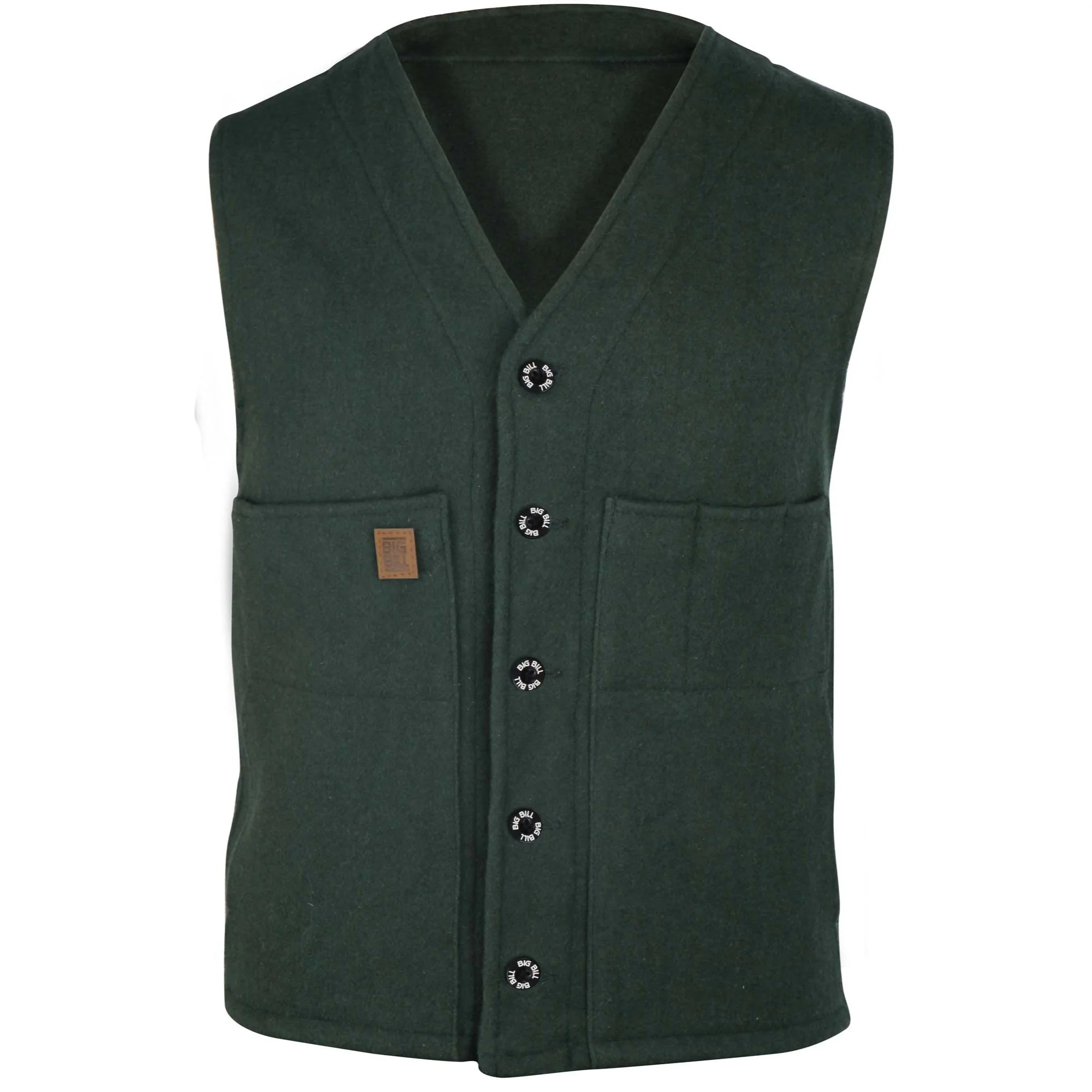 Wool Outdoor Vest - Green